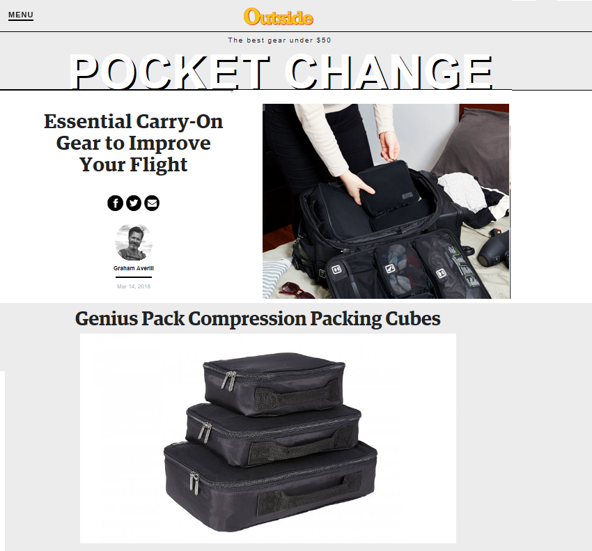 Make the most of your packing space: Outside Magazine
